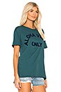 view 2 of 4 Aloha Vibes Only Tee in Sea