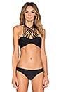 view 1 of 4 Kahala Criss Cross Halter Bandeau in Night