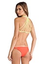 view 1 of 5 Swimwear Banyans Multi Skinny String Bikini Top in Fluro