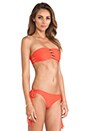 view 2 of 4 HAUT DE MAILLOT DE BAIN FORME BANDEAU MONACO in Heliconia