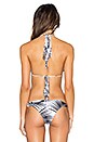view 3 of 3 Kirra Triangle Bikini Top in Palm Leaf