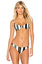 view 1 of 4 Lima Bikini Top in Retro Stripe