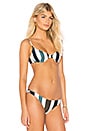 view 2 of 4 Lima Bikini Top in Retro Stripe