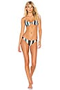 view 4 of 4 Lima Bikini Top in Retro Stripe