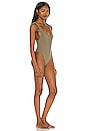 view 2 of 3 Yumi One Piece in Ribbed Khaki