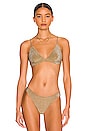 view 1 of 5 TOP BIKINI TAGA in Lurex Smoky Quartz