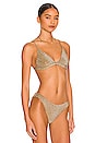 view 2 of 5 TOP BIKINI TAGA in Lurex Smoky Quartz