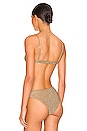 view 3 of 5 TOP BIKINI TAGA in Lurex Smoky Quartz