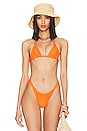 view 1 of 4 Suzu Bikini Top in Tangerine