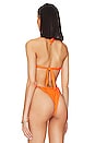 view 3 of 4 Suzu Bikini Top in Tangerine