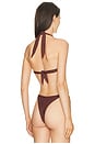 view 3 of 4 HAUT DE MAILLOT DE BAIN TRIANGLE SUZU in Anemone