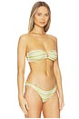 view 2 of 5 Parsa Bikini Top in Rattan Stripe