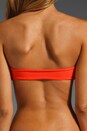 view 3 of 3 Monaco Cut Out Bandeau in Coral