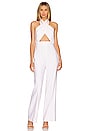 view 1 of 3 Eda Linen Jumpsuit in White