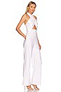 view 2 of 3 Eda Linen Jumpsuit in White