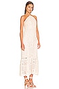 view 2 of 4 Arden Crochet Stripe Floral Combo Dress in Ivory