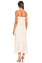 view 3 of 4 Arden Crochet Stripe Floral Combo Dress in Ivory