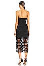 view 3 of 3 Kait Tile Lace Dress in Black