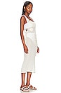view 2 of 3 Cabana Seashell Crochet Midi Dress in Ecru