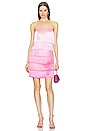 view 1 of 3 Nuoir Fringe Mini Dress in Ombre Pink