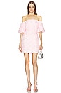 view 1 of 3 MINIVESTIDO NAIA MESH ROSE in Blush