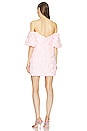 view 3 of 3 MINIVESTIDO NAIA MESH ROSE in Blush
