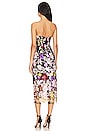 view 3 of 4 Floral Embroidery Midi Dress in Multi
