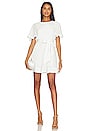 view 1 of 3 Lumi Pleated Mini Dress in White