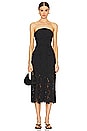view 1 of 3 Adrienne Roja Midi Dress in Black