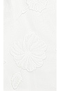 view 4 of 4 3D Butterfly Embroidery Strapless Dress in White