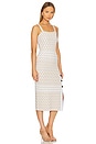 view 2 of 4 Gradient Zig Zag Tank Midi Dress in Natural Multi