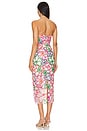 view 3 of 4 Cascading Floral Embroidered Dress in Multi