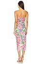 view 3 of 4 Cascading Floral Embroidered Dress in Multi