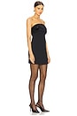 view 2 of 4 Indy Combo Velvet Crystal Embellished Mini Dress in Black & Silver