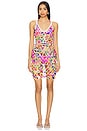 view 1 of 4 Sequin Crochet Mini Dress in Multi