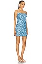 view 2 of 4 Colette Multi Size Sequins Beaded Mini Dress in Blue Multi