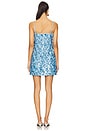 view 3 of 4 Colette Multi Size Sequins Beaded Mini Dress in Blue Multi
