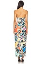 view 3 of 3 Orion Rainbow Oasis Jacquard Dress in Black Multi