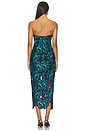 view 3 of 3 Kait Bloom Dress in Turquoise