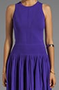 view 5 of 6 April Knits Josephine Pleated Dress in Grape