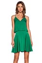 view 1 of 4 Silk Crepe Tank Dress in Emerald