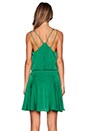 view 4 of 4 Silk Crepe Tank Dress in Emerald