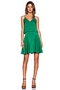 view 5 of 4 Silk Crepe Tank Dress in Emerald