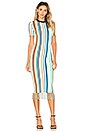 view 1 of 3 Stripe Dress in Rainbow Multi