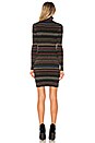 view 3 of 4 Fitted Dress in Rainbow Multi