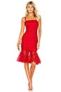 view 1 of 3 Kiss Lace Grace Dress in Ruby