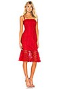 view 2 of 3 Kiss Lace Grace Dress in Ruby