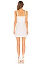 view 3 of 3 Floral Eyelet Bustier Dress in White