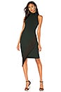 view 1 of 3 Angled Fringe Dress in Hunter Green