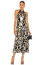 view 1 of 4 Hayden Metallic Dress in Black & Gold